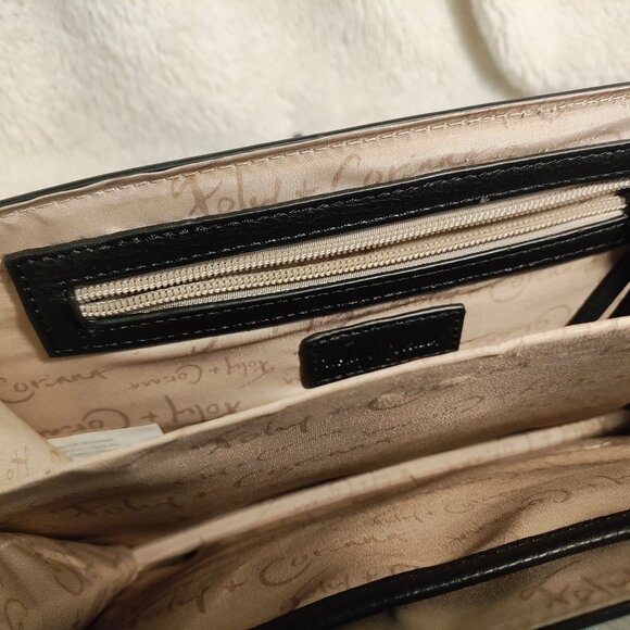 Foley & Corinna NWT Black Skyline Bandit Studded Crossbody Purse - Picture 11 of 15